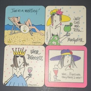 Emerson Cocktail Themed Coasters